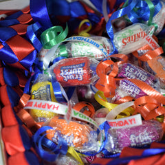 Ula lole, happy birthday ula lole, ula lipine, ribbon lei, pacific gift box, polynesian